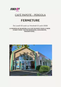 Fermeture exceptionnelle pegola Café papote (A4)