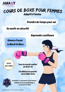 Atelier boxe féminine